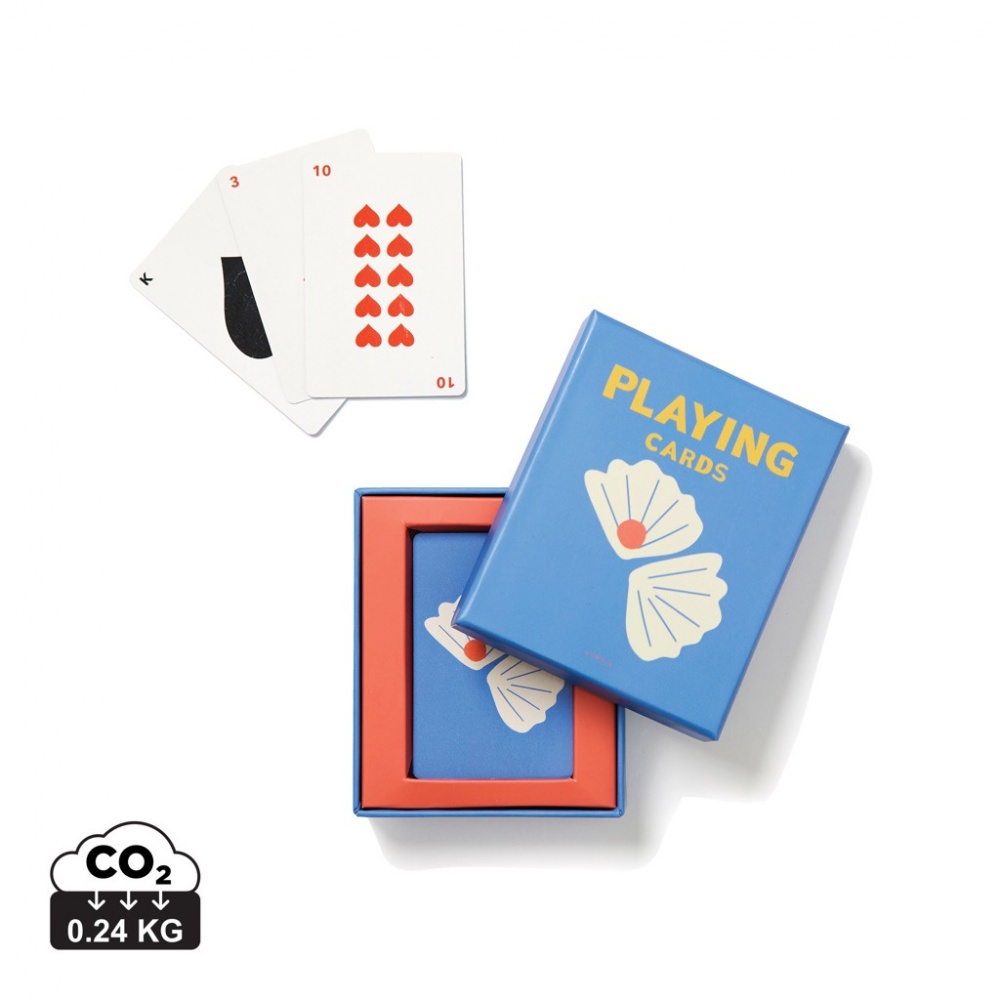 Logo trade advertising products picture of: VINGA Playing cards coffee table edt.