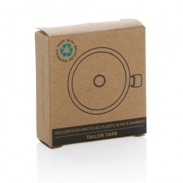 Logotrade promotional giveaways photo of: RCS recycled plastic & bamboo tailor tape