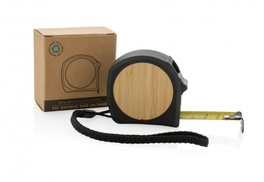 Logo trade advertising products picture of: RCS recycled plastic bamboo tape 5M/19mm