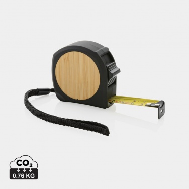 Logotrade promotional products photo of: RCS recycled plastic bamboo tape 5M/19mm