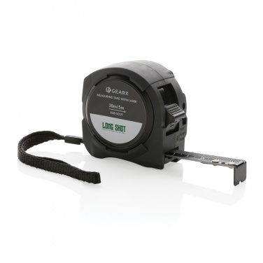 Logo trade advertising products image of: Gear X measuring 5M tape with 30M laser