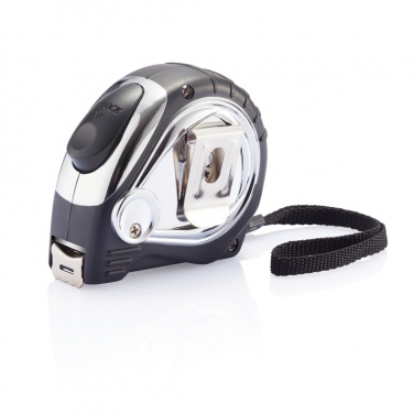 Logotrade promotional giveaway picture of: Chrome plated auto stop tape measure