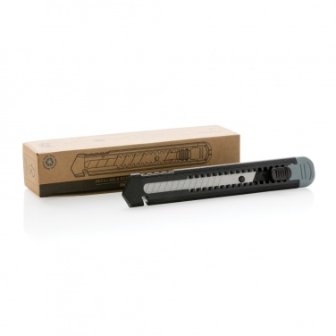 Logo trade promotional gifts picture of: Refillable RCS recycled plastic snap-off knife