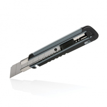 Logo trade promotional gifts picture of: Refillable RCS rplastic heavy duty snap-off knife soft grip