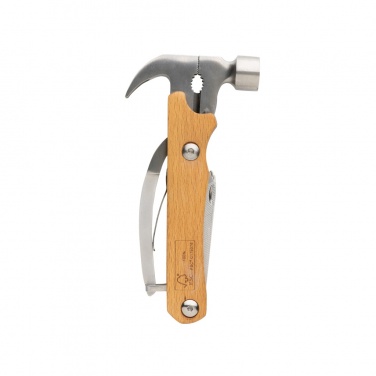 Logo trade promotional product photo of: Wooden multi-tool hammer