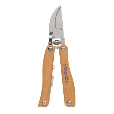 Logo trade promotional giveaway photo of: Wooden garden multi-tool