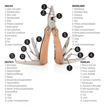 Logotrade business gifts photo of: Wood multitool