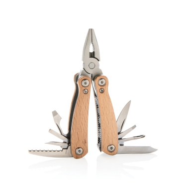Logo trade promotional products image of: Wood multitool mini