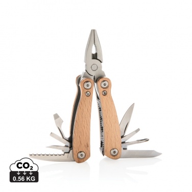 Logo trade promotional items image of: Wood multitool mini