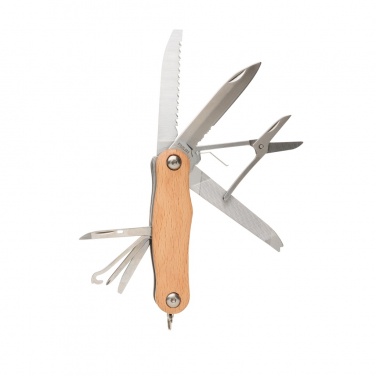 Logo trade promotional merchandise image of: Wood pocket knife