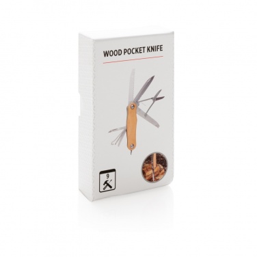 Logotrade promotional merchandise photo of: Wood pocket knife