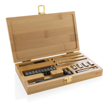 Logotrade promotional merchandise image of: Carvine 21 pcs bamboo tool set