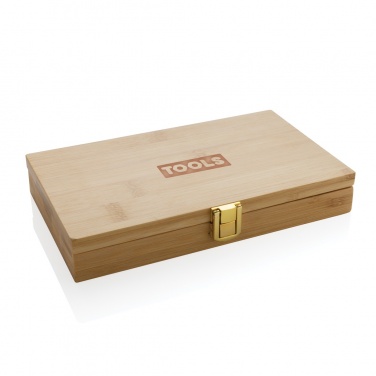 Logo trade promotional products picture of: Carvine 21 pcs bamboo tool set