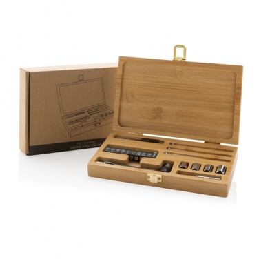Logotrade advertising products photo of: Carvine 21 pcs bamboo tool set