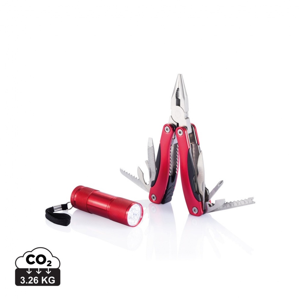 Logotrade promotional item image of: Multitool and torch set