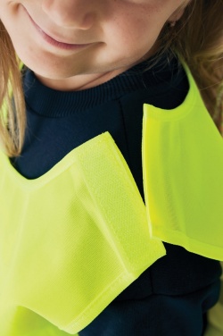 Logo trade advertising product photo of: GRS recycled PET high-visibility safety vest 3-6 years