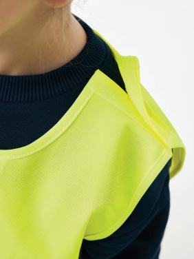 Logo trade corporate gifts image of: GRS recycled PET high-visibility safety vest 3-6 years