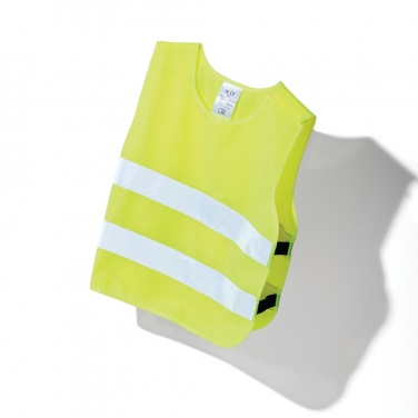 Logotrade promotional gift image of: GRS recycled PET high-visibility safety vest 3-6 years