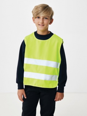 Logo trade advertising products picture of: GRS recycled PET high-visibility safety vest 7-12 years