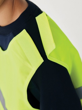 Logo trade promotional giveaways image of: GRS recycled PET high-visibility safety vest 7-12 years