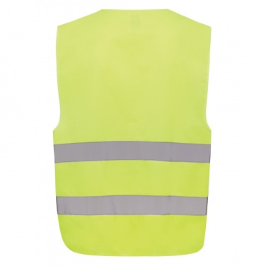 Logo trade business gifts image of: GRS recycled PET high-visibility safety vest