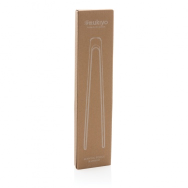 Logotrade promotional giveaway picture of: Ukiyo bamboo serving tongs