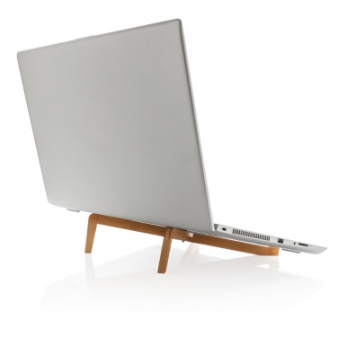 Logotrade corporate gift image of: Bamboo portable laptop stand