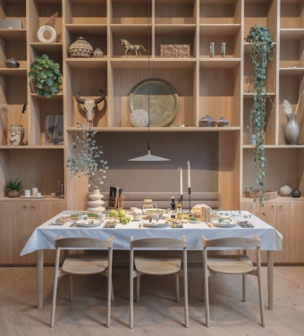 Logo trade promotional gifts picture of: Ukiyo bamboo salt and pepper mill set