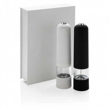 Logotrade promotional giveaway image of: Electric pepper and salt mill set
