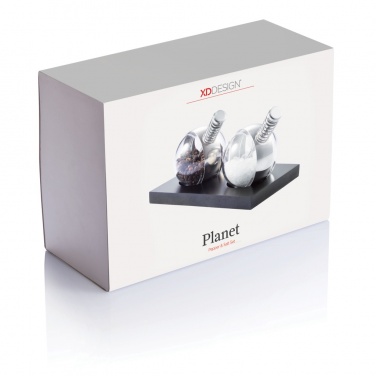 Logo trade corporate gifts image of: Planet pepper & salt set
