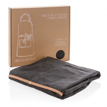 Logotrade corporate gift image of: Deluxe canvas chef apron