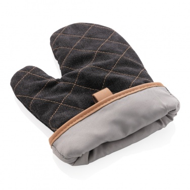 Logotrade promotional product picture of: Deluxe canvas oven mitt