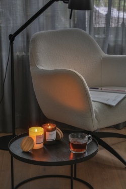 Logo trade promotional giveaways image of: Ukiyo deluxe scented candle with bamboo lid