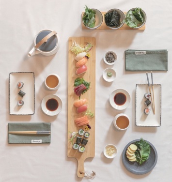 Logotrade promotional gift picture of: Ukiyo 3pc serving bowl set with bamboo tray
