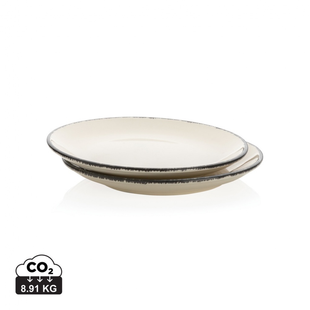 Logotrade promotional merchandise picture of: Ukiyo dinner plate set of 2