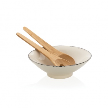 Logotrade promotional product image of: Ukiyo salad bowl with bamboo salad server