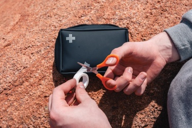 Logo trade advertising products picture of: RCS recycled nubuck PU pouch  first aid set