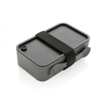 Logo trade promotional item photo of: GRS recycled PP lunch box with spork