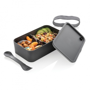 Logo trade promotional gifts picture of: PP lunchbox with spork