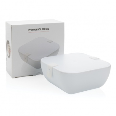 Logo trade promotional gifts image of: PP lunchbox square