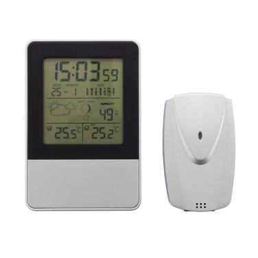 Logo trade promotional merchandise photo of: Indoor/outdoor weather station