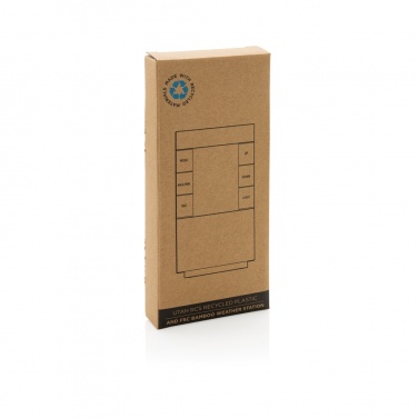 Logotrade promotional merchandise image of: Utah RCS rplastic and bamboo weather station