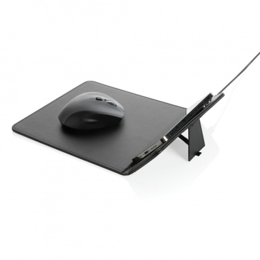Logotrade business gifts photo of: Swiss Peak RCS recycled PU 10W wireless charging mousepad