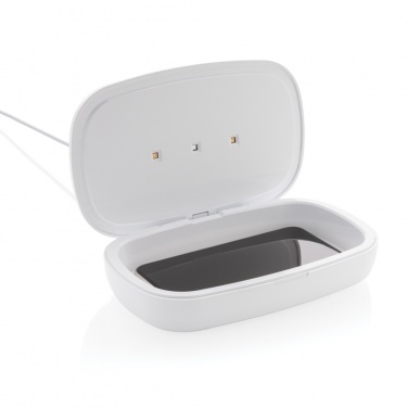 Logotrade corporate gifts photo of: UV-C steriliser box with 5W wireless charger