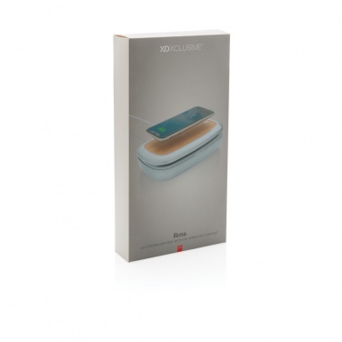 Logo trade advertising product photo of: Rena UV-C steriliser box with 5W wireless charger