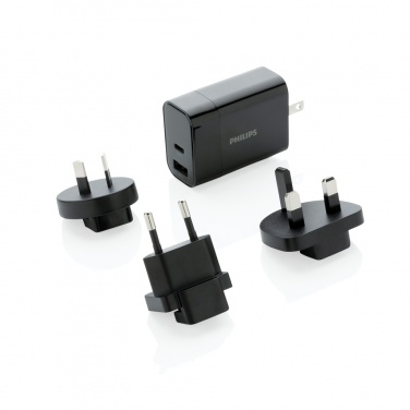 Logo trade corporate gift photo of: Philips ultra fast PD travel charger