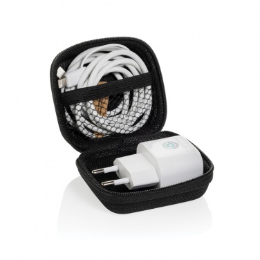 Logo trade promotional merchandise image of: Boost RCS reycled PET 20W type C 2 pcs charging set