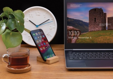 Logotrade advertising product picture of: Bamboo phone stand XD