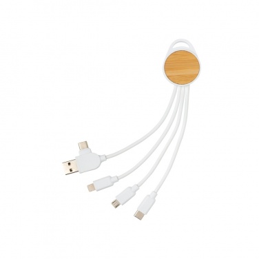 Logotrade advertising product image of: RCS recycled plastic Ontario 6-in-1 round cable