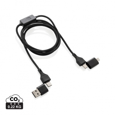 Logo trade promotional item photo of: Datalock RCS recycled 60W hacking protection cable